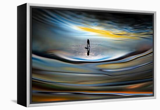 Evening Paddle-Ursula Abresch-Framed Premier Image Canvas