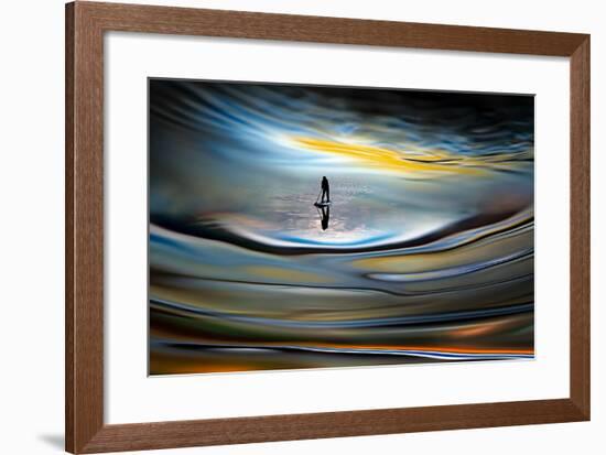 Evening Paddle-Ursula Abresch-Framed Premium Photographic Print