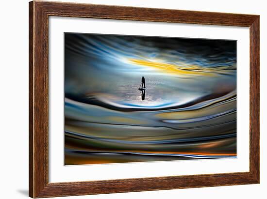 Evening Paddle-Ursula Abresch-Framed Premium Photographic Print