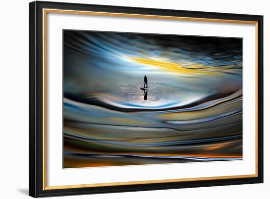 Evening Paddle-Ursula Abresch-Framed Premium Photographic Print