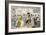 Evening Party, Time of Charles II-John Leech-Framed Giclee Print