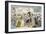 Evening Party, Time of Charles II-John Leech-Framed Giclee Print