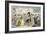 Evening Party, Time of Charles II-John Leech-Framed Giclee Print