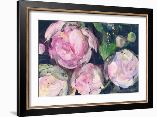 Evening Peonies II-Albena Hristova-Framed Art Print