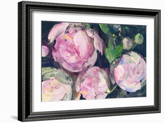 Evening Peonies II-Albena Hristova-Framed Art Print