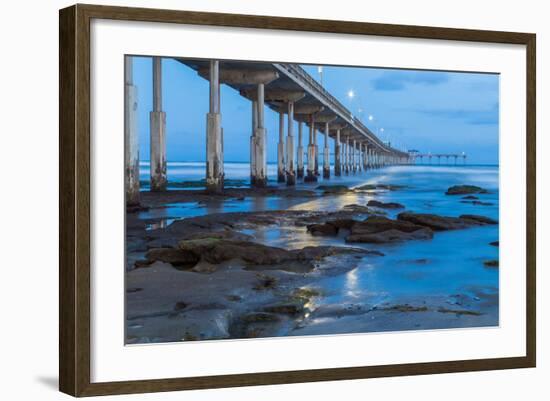 Evening Pier II-Lee Peterson-Framed Photo