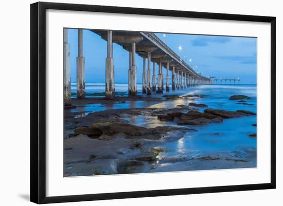 Evening Pier II-Lee Peterson-Framed Photo