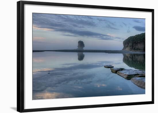 Evening Pororari Lagoon-Nathan Secker-Framed Giclee Print