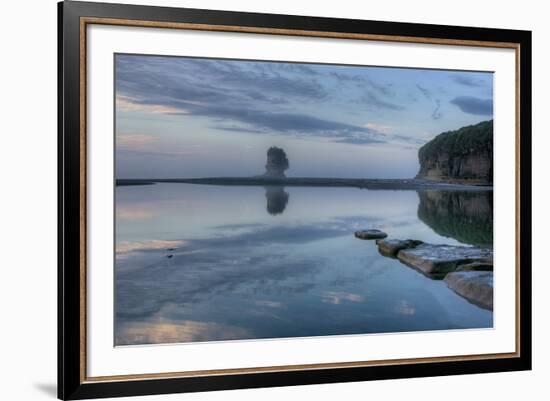 Evening Pororari Lagoon-Nathan Secker-Framed Giclee Print