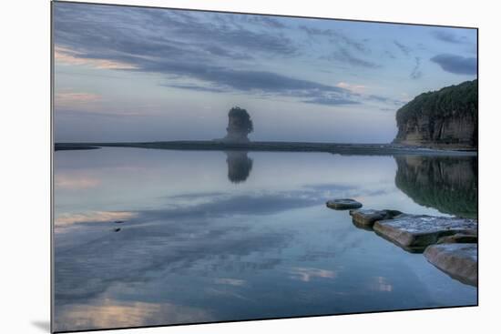 Evening Pororari Lagoon-Nathan Secker-Mounted Giclee Print