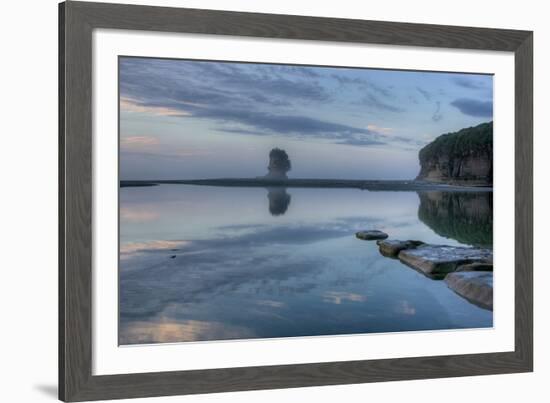 Evening Pororari Lagoon-Nathan Secker-Framed Giclee Print