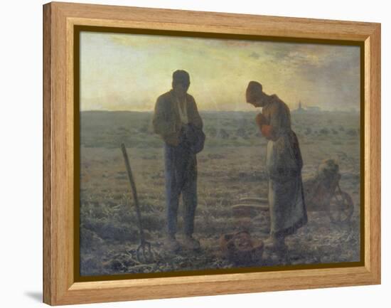 Evening Prayer (L'Angélus), 1857/59-Jean-François Millet-Framed Premier Image Canvas