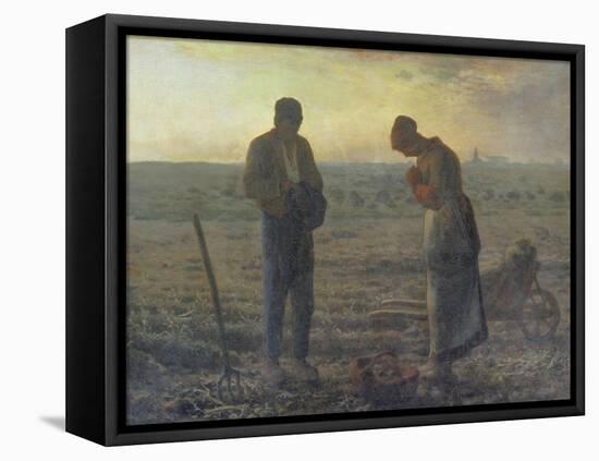 Evening Prayer (L'Angélus), 1857/59-Jean-François Millet-Framed Premier Image Canvas