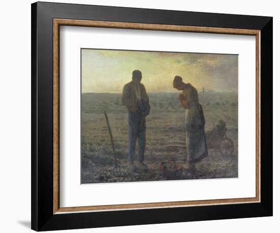 Evening Prayer (L'Angélus), 1857/59-Jean-François Millet-Framed Giclee Print