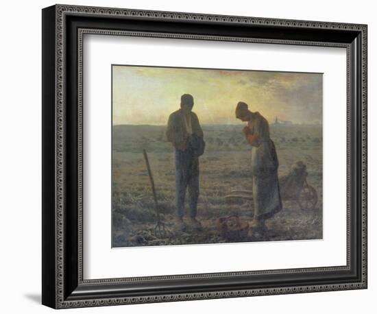 Evening Prayer (L'Angélus), 1857/59-Jean-François Millet-Framed Giclee Print