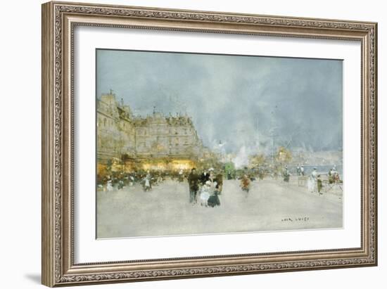 Evening Promenade-Luigi Loir-Framed Giclee Print