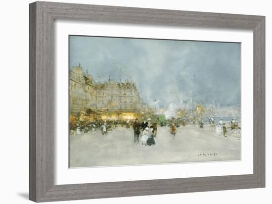 Evening Promenade-Luigi Loir-Framed Giclee Print