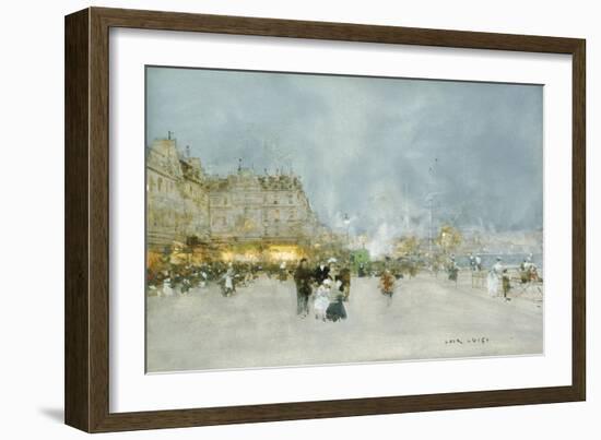 Evening Promenade-Luigi Loir-Framed Giclee Print