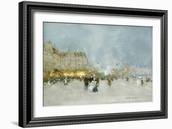 Evening Promenade-Luigi Loir-Framed Giclee Print