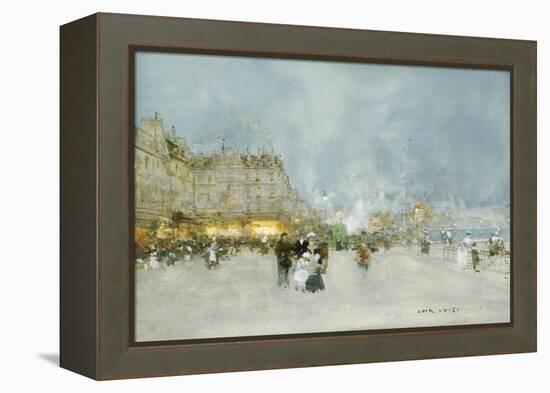 Evening Promenade-Luigi Loir-Framed Premier Image Canvas