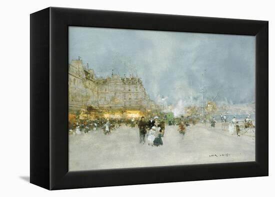 Evening Promenade-Luigi Loir-Framed Premier Image Canvas