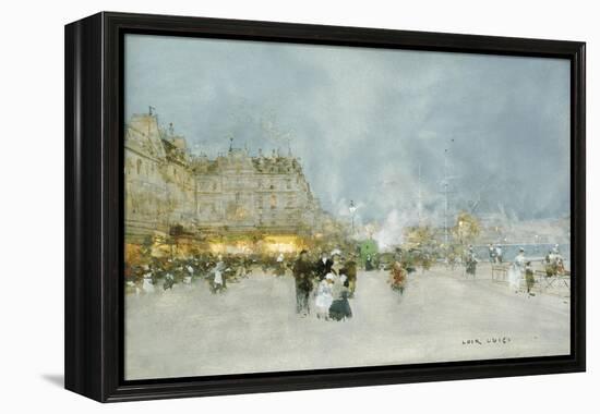 Evening Promenade-Luigi Loir-Framed Premier Image Canvas