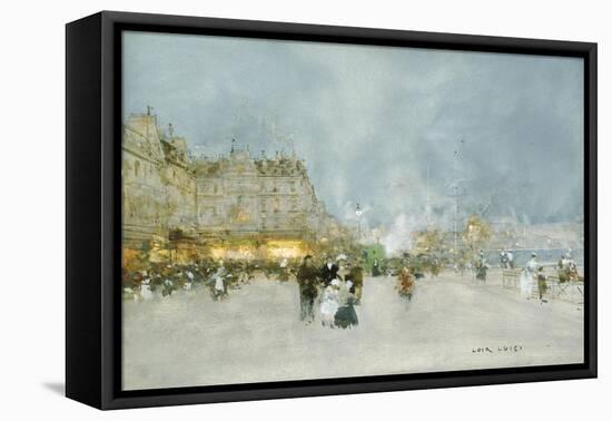 Evening Promenade-Luigi Loir-Framed Premier Image Canvas