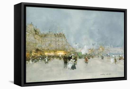 Evening Promenade-Luigi Loir-Framed Premier Image Canvas