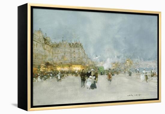 Evening Promenade-Luigi Loir-Framed Premier Image Canvas