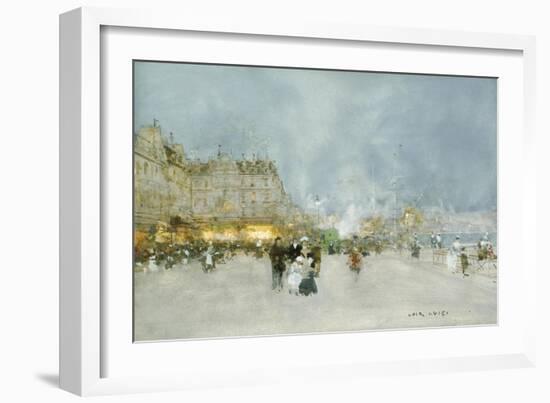 Evening Promenade-Luigi Loir-Framed Giclee Print