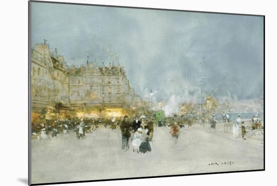 Evening Promenade-Luigi Loir-Mounted Giclee Print