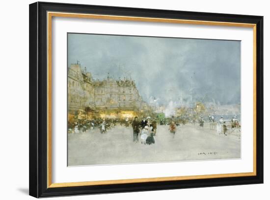 Evening Promenade-Luigi Loir-Framed Giclee Print