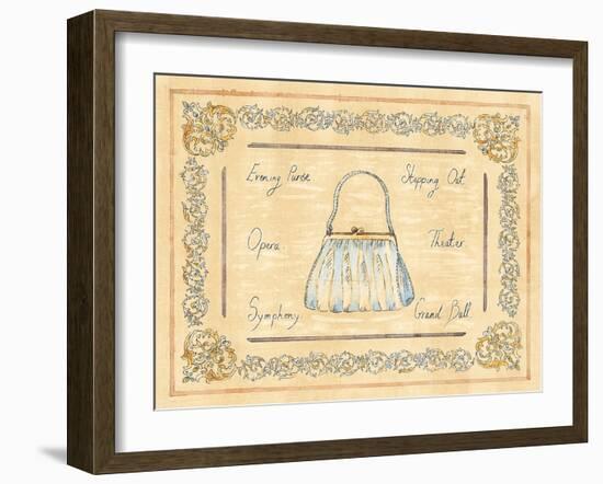 Evening Purse-Banafshe Schippel-Framed Art Print