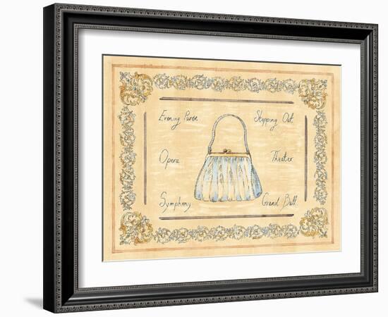 Evening Purse-Banafshe Schippel-Framed Art Print