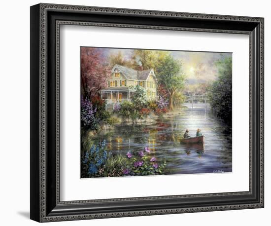 Evening Reflections-Nicky Boehme-Framed Giclee Print