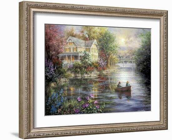 Evening Reflections-Nicky Boehme-Framed Giclee Print