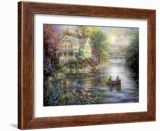 Evening Reflections-Nicky Boehme-Framed Giclee Print