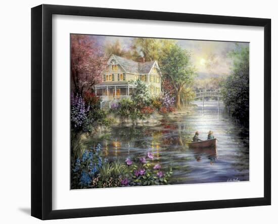 Evening Reflections-Nicky Boehme-Framed Giclee Print