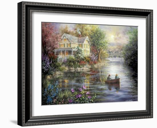 Evening Reflections-Nicky Boehme-Framed Giclee Print