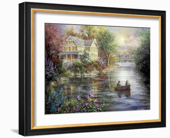 Evening Reflections-Nicky Boehme-Framed Giclee Print