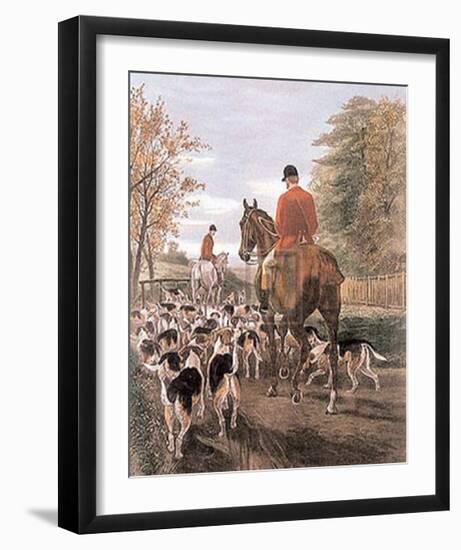 Evening Return to the Kennels-E^a^s^ Douglas-Framed Art Print