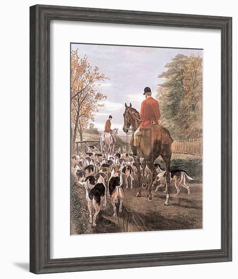 Evening Return to the Kennels-E^a^s^ Douglas-Framed Art Print