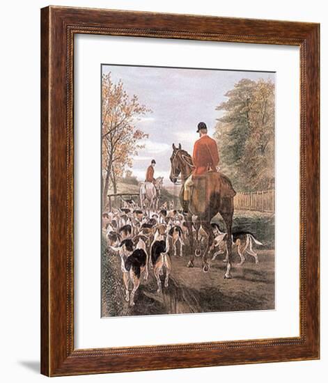 Evening Return to the Kennels-E^a^s^ Douglas-Framed Art Print