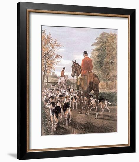 Evening Return to the Kennels-E^a^s^ Douglas-Framed Art Print