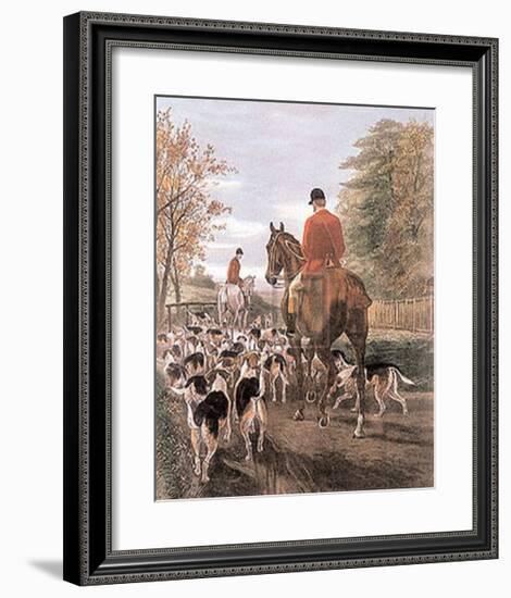 Evening Return to the Kennels-E^a^s^ Douglas-Framed Art Print