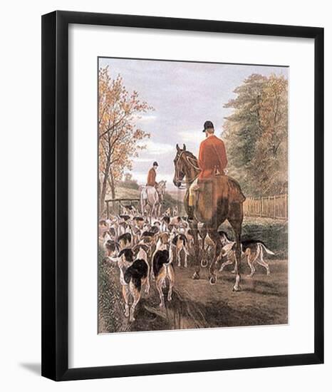 Evening Return to the Kennels-E^a^s^ Douglas-Framed Art Print