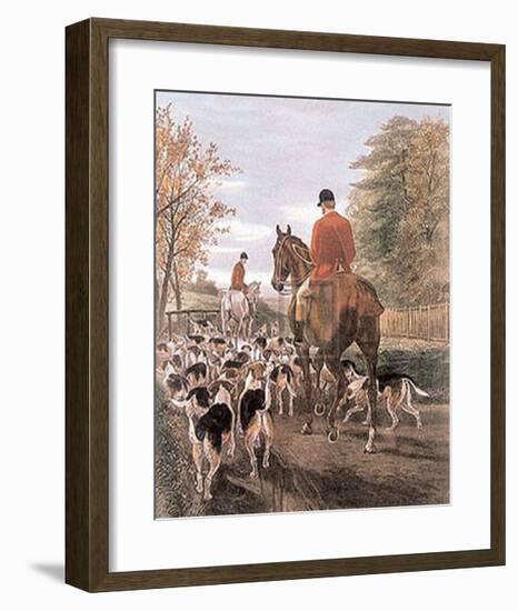 Evening Return to the Kennels-E^a^s^ Douglas-Framed Art Print