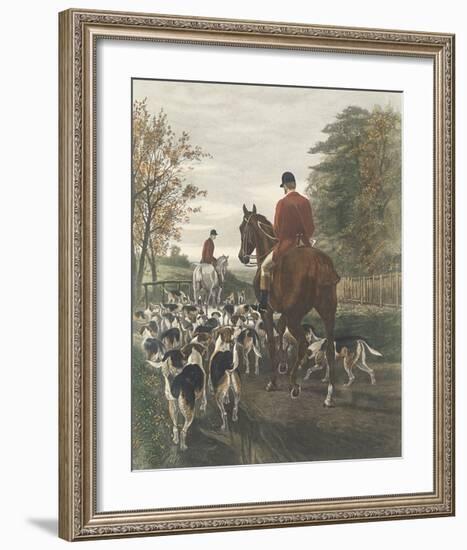 Evening Return To The Kennels-E.A.S. Douglas-Framed Premium Giclee Print