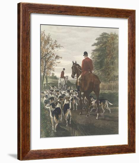 Evening Return To The Kennels-E.A.S. Douglas-Framed Premium Giclee Print