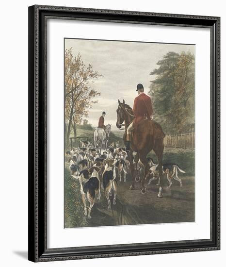 Evening Return To The Kennels-E.A.S. Douglas-Framed Premium Giclee Print